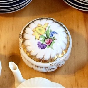 Rare Vintage Herend Porcelain Bon Bon Bowl